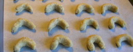 Шаг 6: кокосово-ванильных рогалики