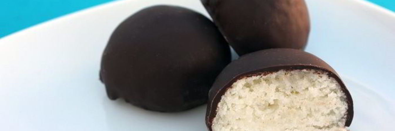 Рецепт Кокосового печенья в шоколаде Баунти