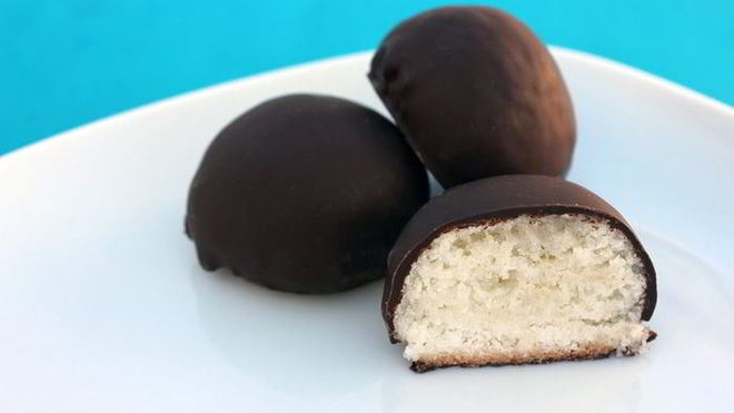 Рецепт Кокосового печенья в шоколаде Баунти