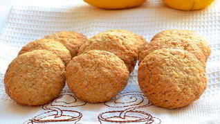 Рецепт Лимонного печенья с овсянкой