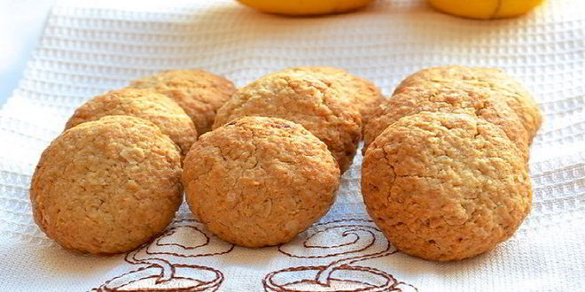 Рецепт лимонного печенья с овсянкой