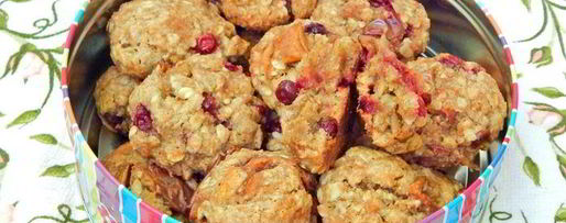 Шаг 10: овсяно-яблочного печенье с клюквой