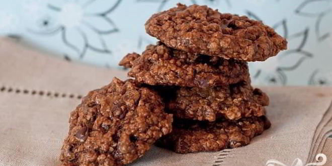 Рецепт овсяного печенья с кофе и шоколадом