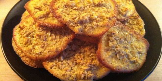 Рецепт овсяного печенья с миндалем