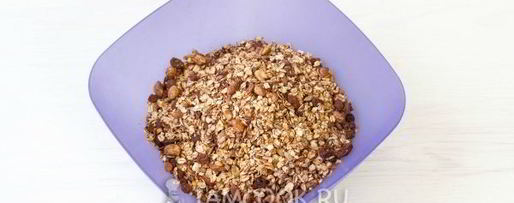 Шаг 2: печенья из мюсли