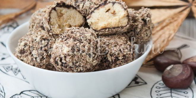 Рецепт печенья каштаны