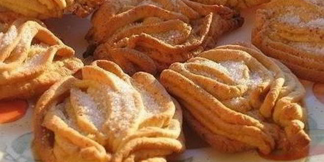 Рецепт печенья хризантемы из творожного теста