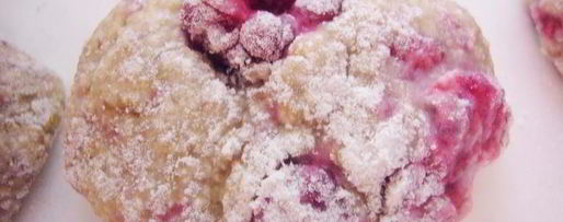 Шаг 4: печенья с малиной