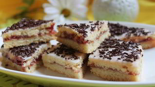 Рецепт Печенья с малиновым вареньем