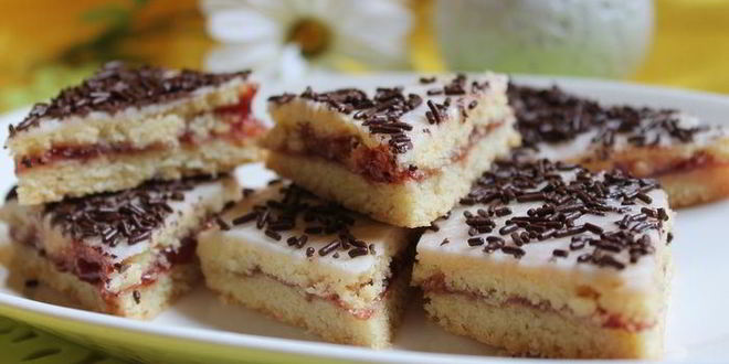 Рецепт печенья с малиновым вареньем