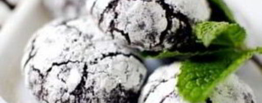 Шаг 9: печенья с мятой и темным шоколадом