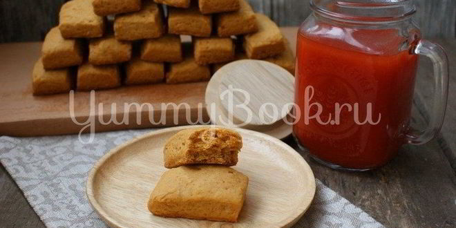 Рецепт постного печенья на томатном соке