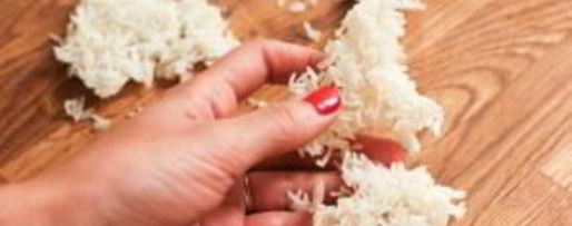 Шаг 3: рисового печенья