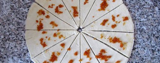 Шаг 5: творожно-апельсиновых рогалики