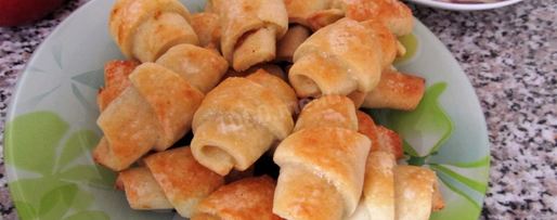 Шаг 7: творожно-апельсиновых рогалики