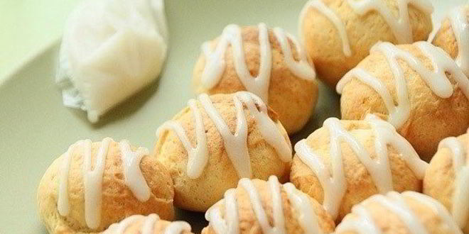 Рецепт творожно-лимонного печенье с пудрой