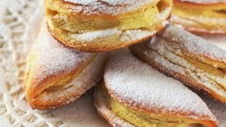 Рецепт Творожного печенья с яблоками