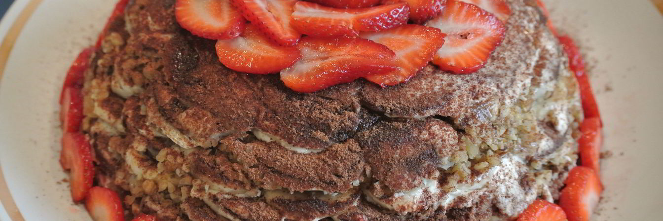 Рецепт Бананова-пряничного пирог без выпечки