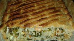 Рецепт Быстрого рассыпчатого пирога из слоеного теста