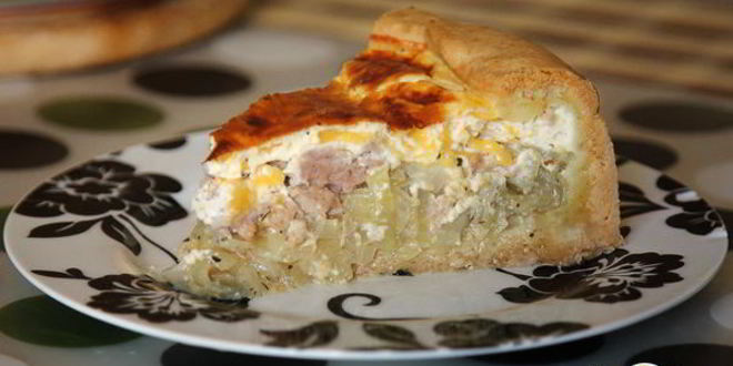 Рецепт французского лукового пирога