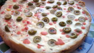 Рецепт Киша Оливкового дождь