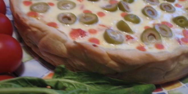 Рецепт киша оливкового дождь