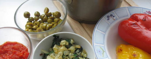 Шаг 4: киша оливкового дождь