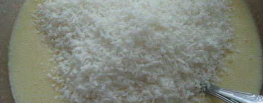 Шаг 2: кокосового пирога зебра