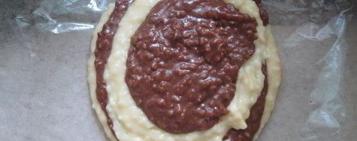 Шаг 5: кокосового пирога зебра