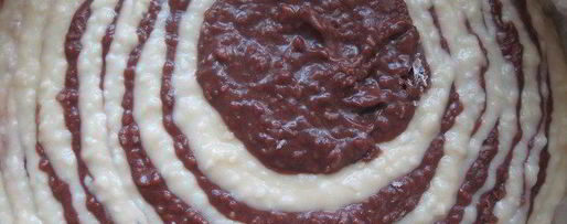 Шаг 6: кокосового пирога зебра