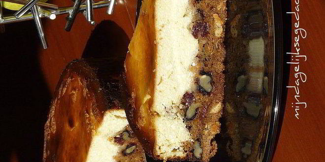 Рецепт морковного пирога с творожной начинкой