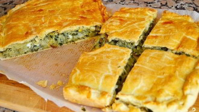 Рецепт Нежного пирога с капустой