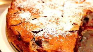 Рецепт Орехова-сливового пирог