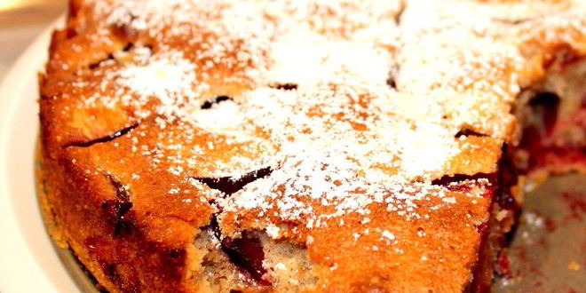 Рецепт орехова-сливового пирог