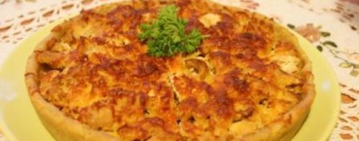 Шаг 12: осеннего пирога с лисичками на картофельном тесте