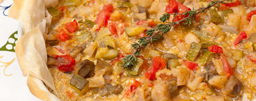 Шаг 10: овощного пирога с тестом фило