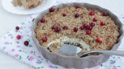 Рецепт Овсяного пирога с творогом