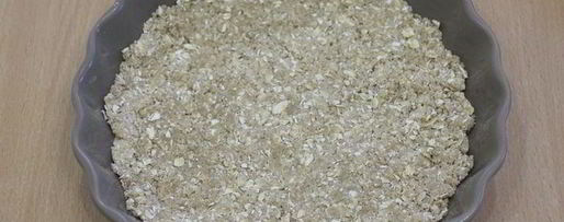 Шаг 2: овсяного пирога с творогом