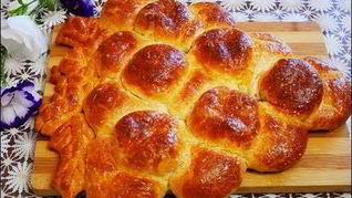 Рецепт Пирога Гроздь винограда из хрущевского теста