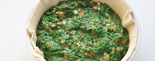 Шаг 9: пирога из слоеного теста с лососем и шпинатом