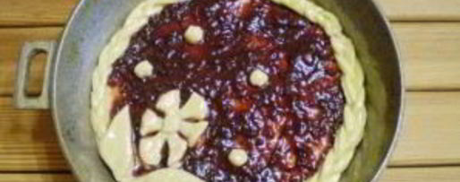 Шаг 9: пирога открытого с вареньем