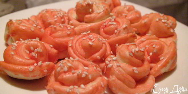 Рецепт пирога роза