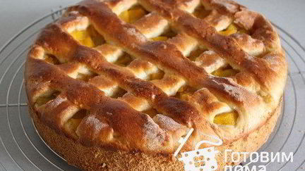 Рецепт Пирога с абрикосами и пудингом