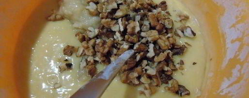 Шаг 5: пирога с бананом