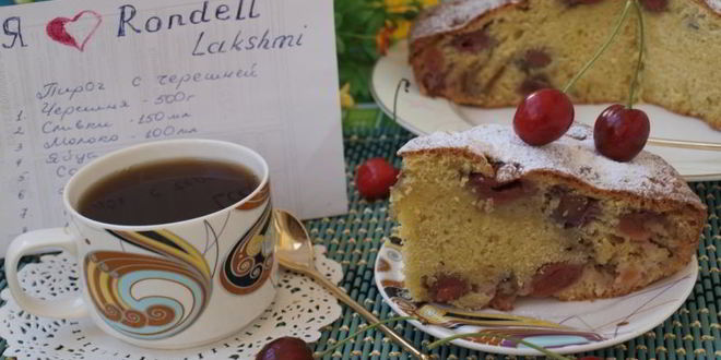 Рецепт пирога с черешней