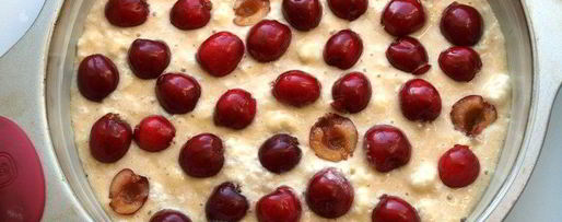 Шаг 5: пирога с черешней