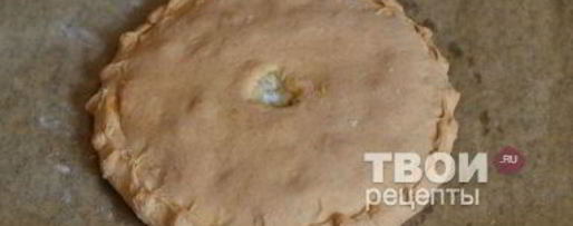 Шаг 32: пирога с картошкой и курицей