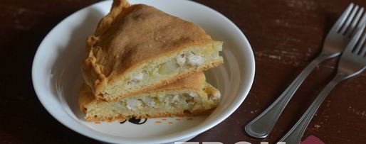 Шаг 34: пирога с картошкой и курицей