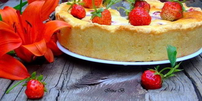 Рецепт пирог с клубникой