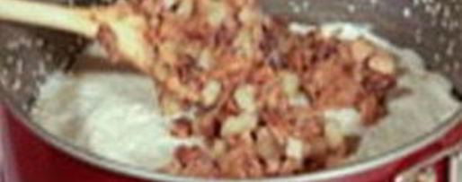 Шаг 3: пирога с лисичками и картофелем